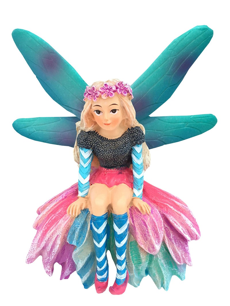 GlitZGlam Katrina The Garden Fairy - a Miniature Fairy Statue for Your Fairy Garden and Miniature Figurines - Image 4